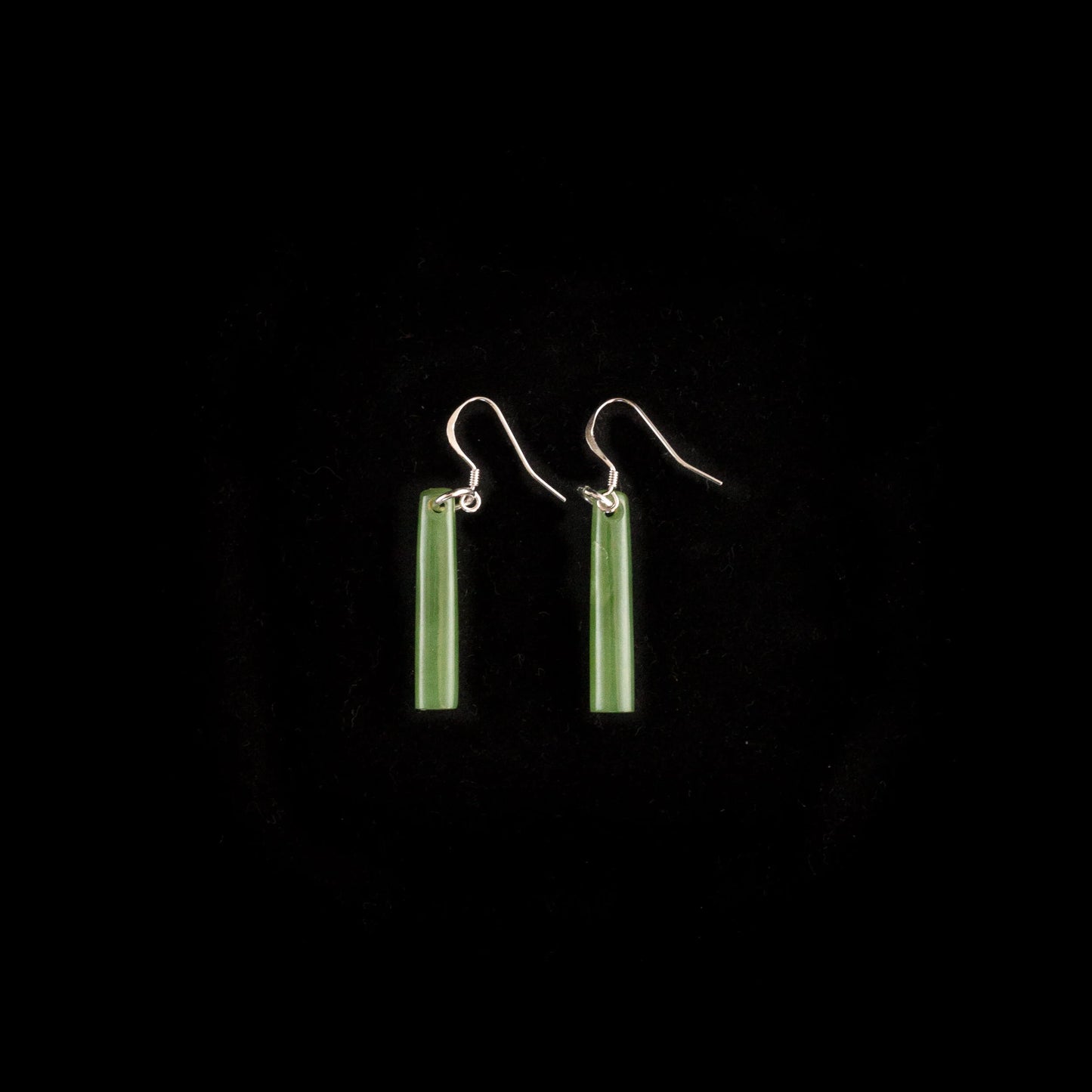 Kahurangi Pounamu Drop Earrings