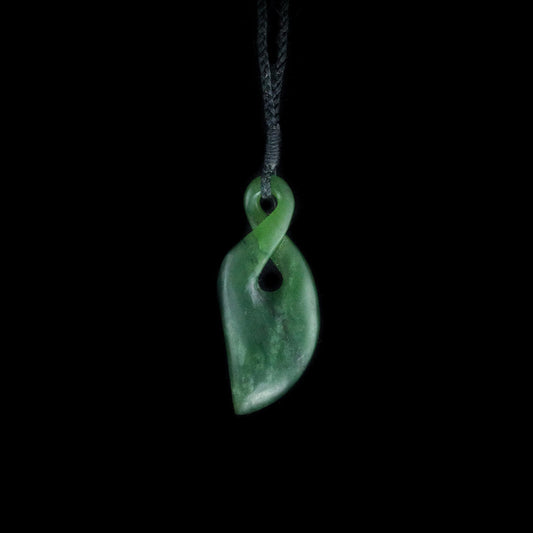 Kawakawa Pounamu Pikorua Pendant