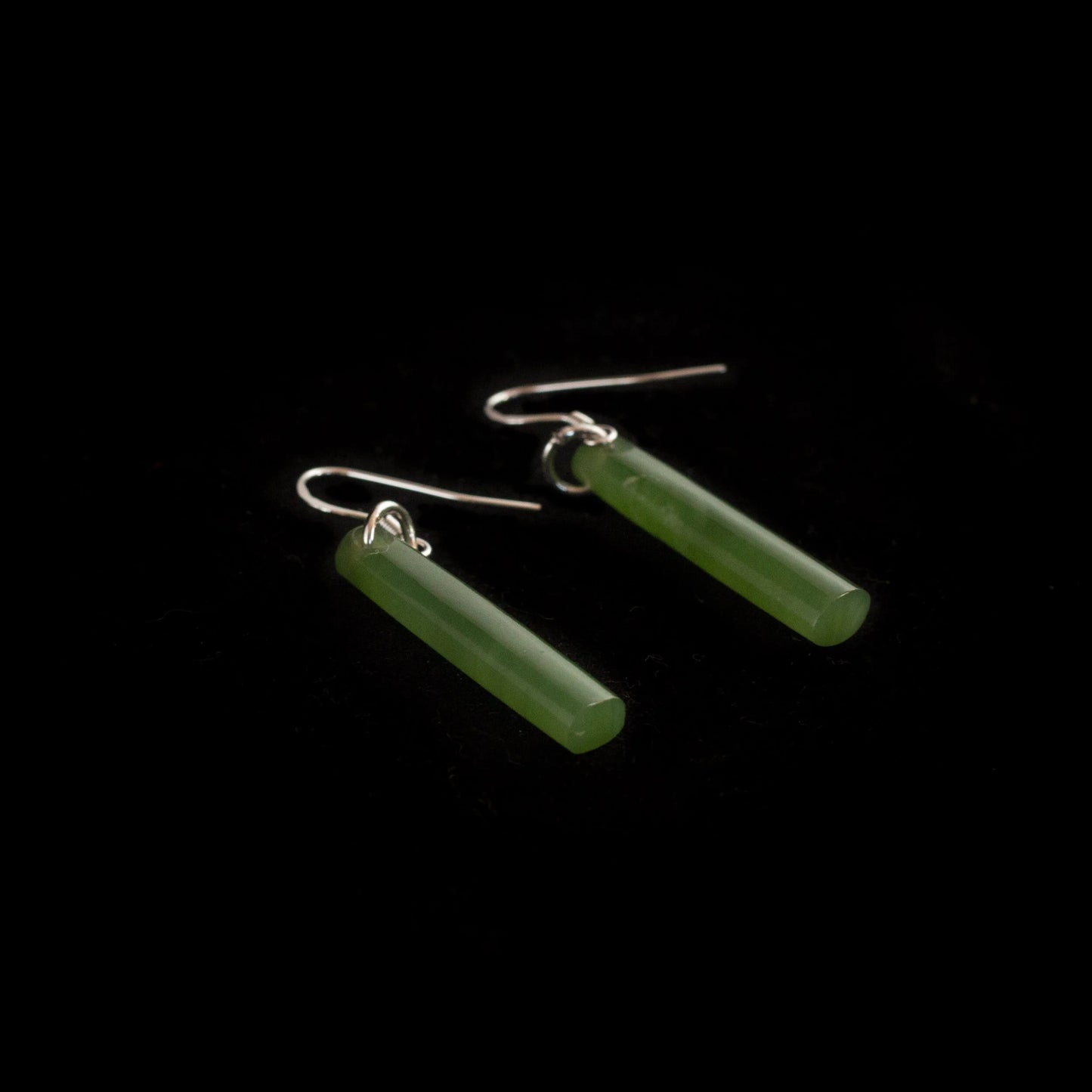 Kahurangi Pounamu Drop Earrings