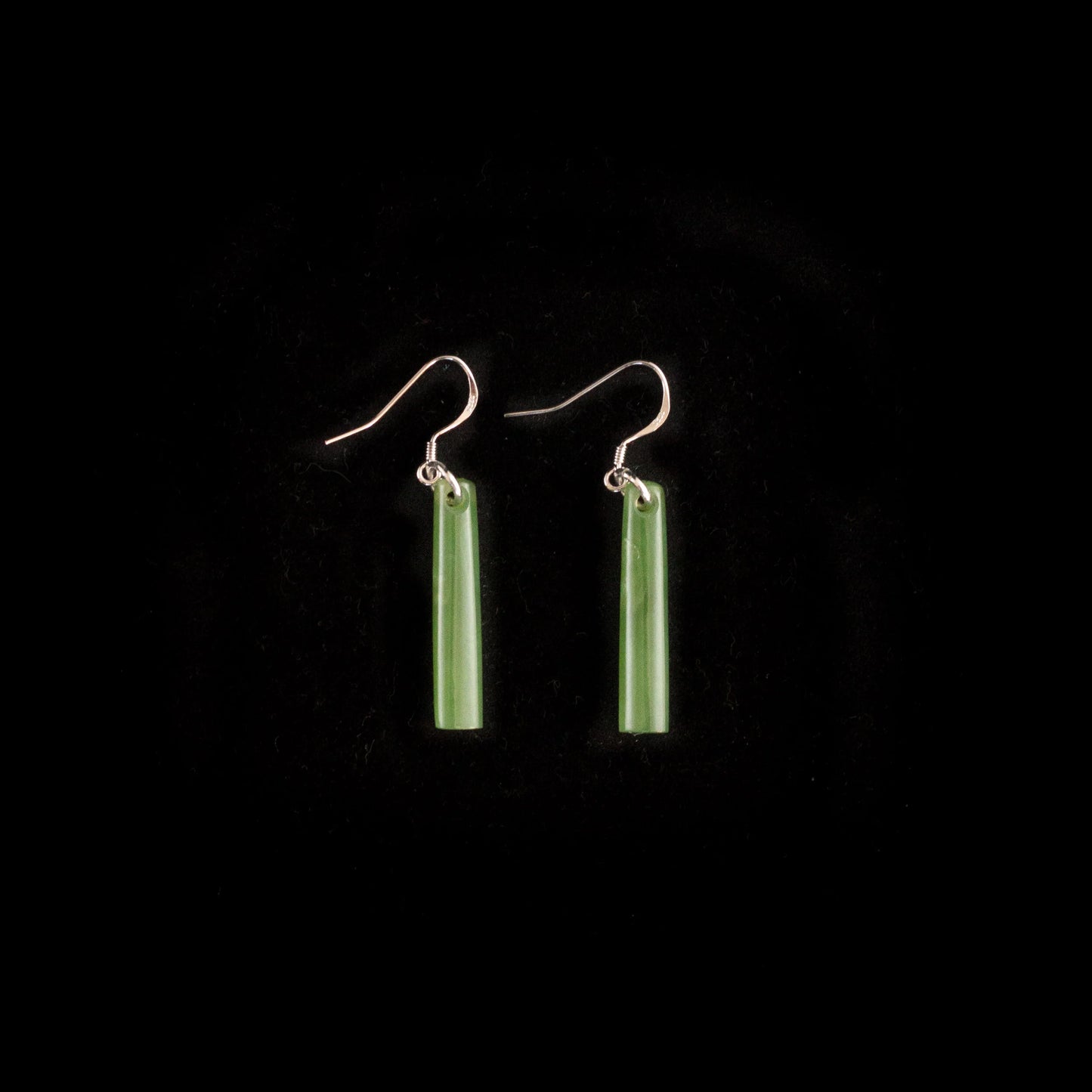 Kahurangi Pounamu Drop Earrings