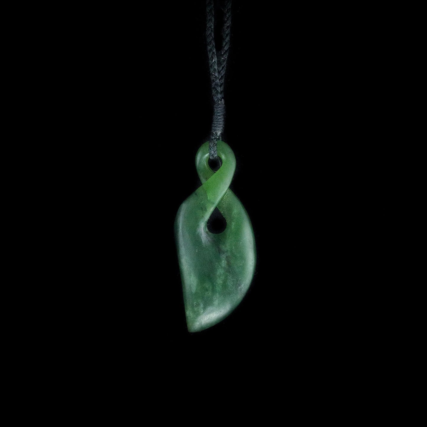 Kawakawa Pounamu Pikorua Pendant