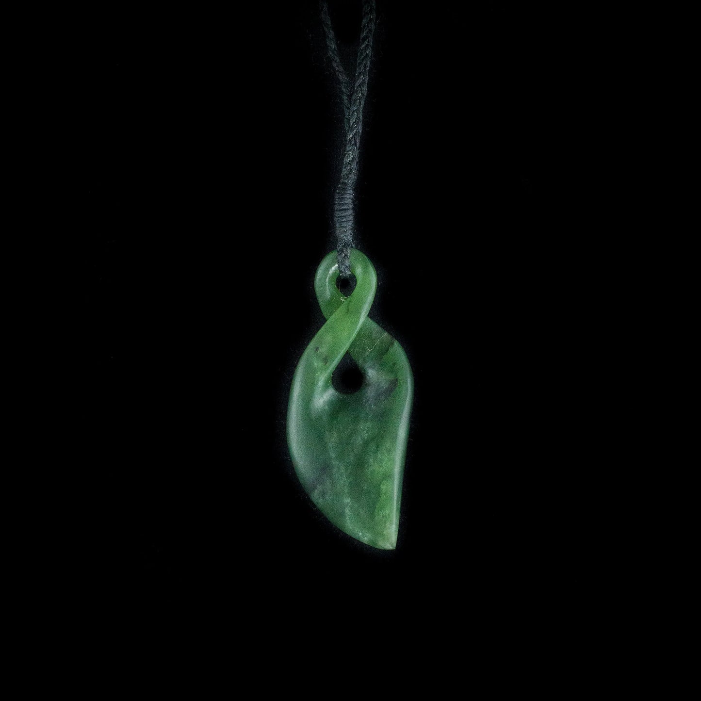 Kawakawa Pounamu Pikorua Pendant