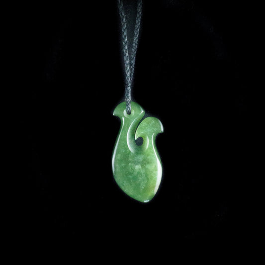 Kahurangi Pounamu Hei Matau Pendant