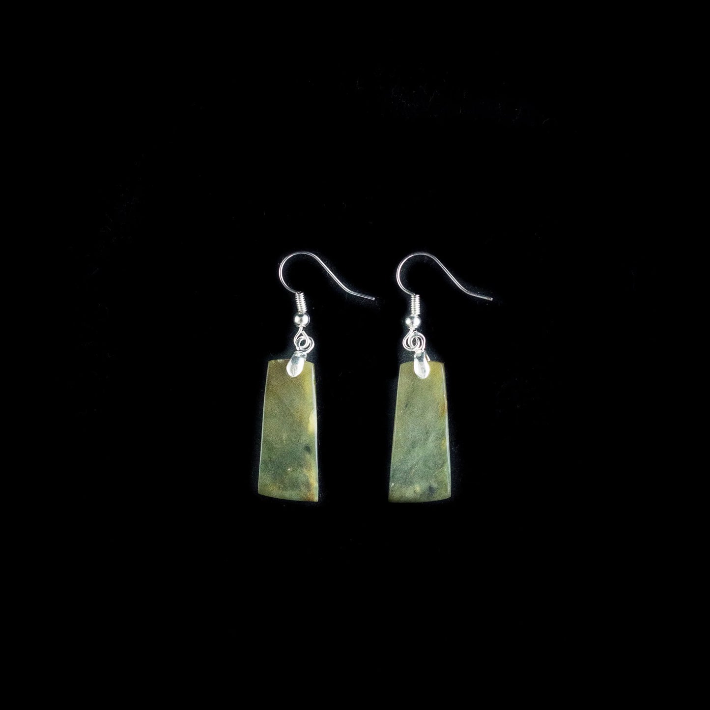 Raukaraka Pounamu Roimata Earrings