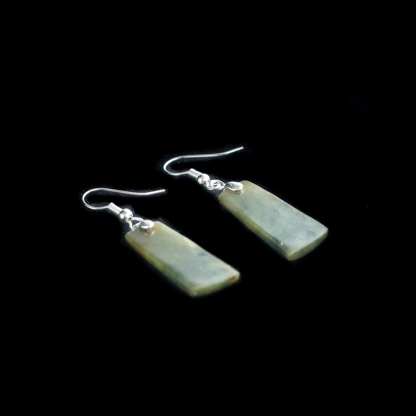 Raukaraka Pounamu Roimata Earrings