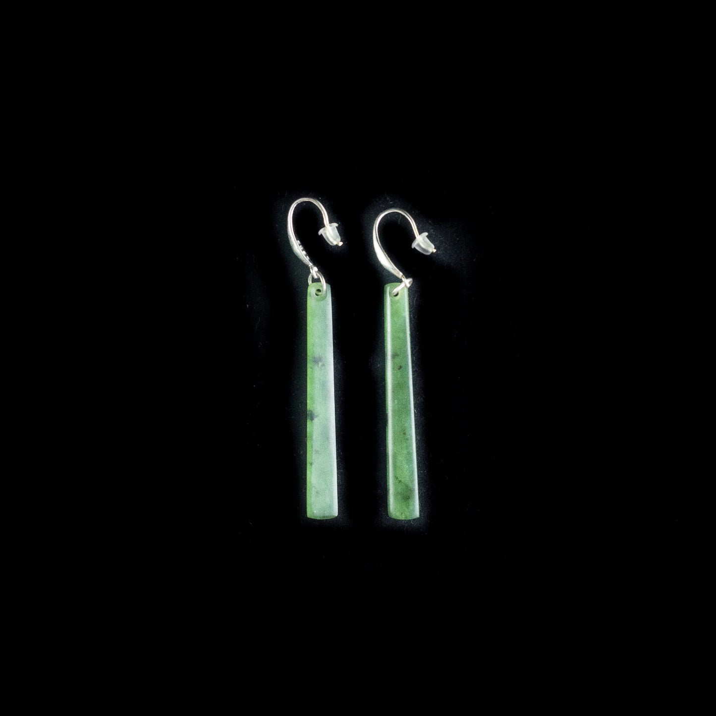 Kokopu Pounamu Drop Earrings